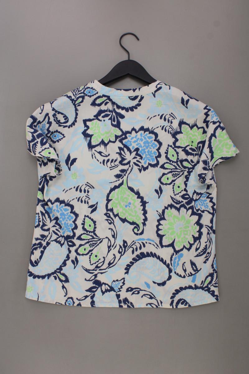 Smith & Soul Kurzarmbluse Gr. 38 mit Blumenmuster grün