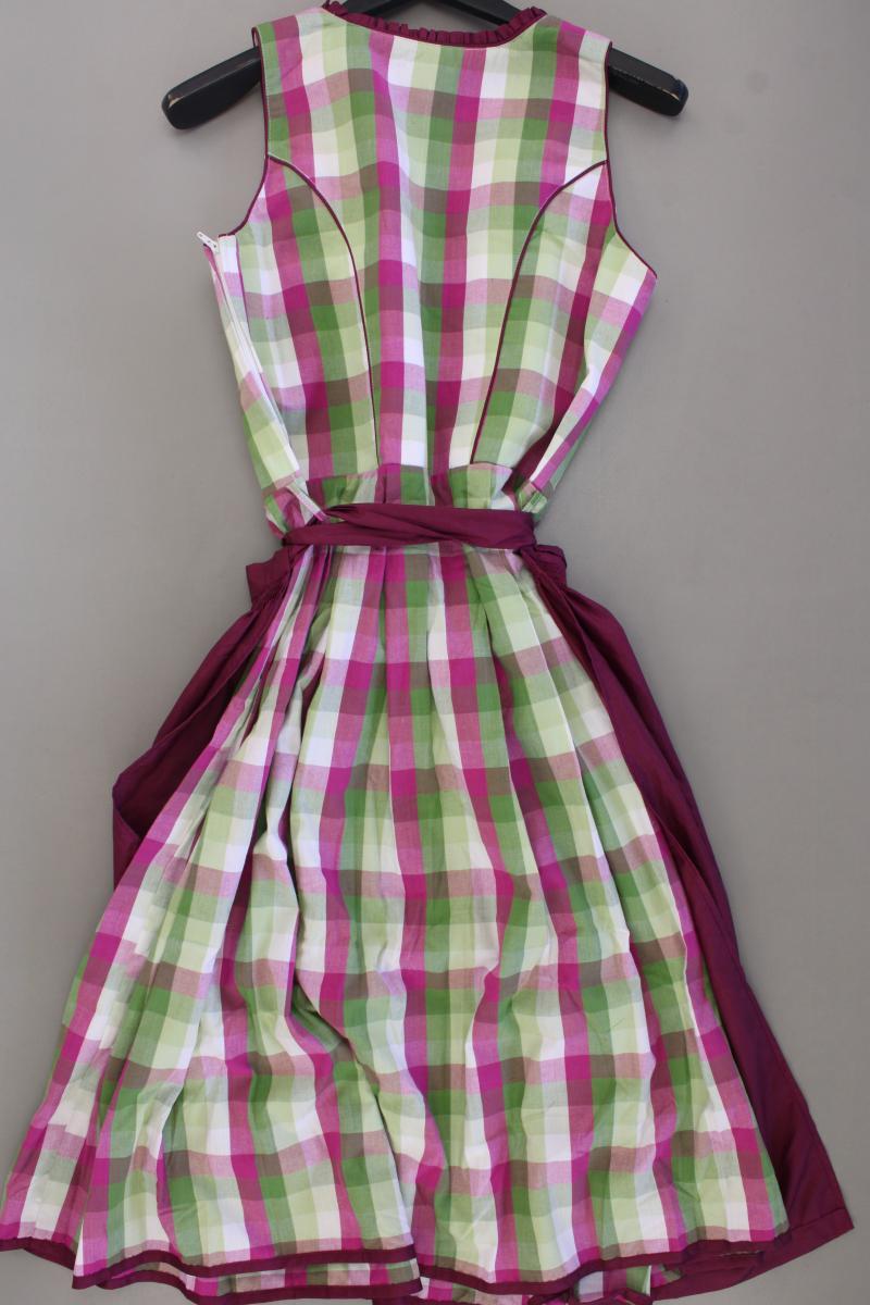 Country Life Dirndl Gr. 44 kariert Ärmellos lila aus Baumwolle
