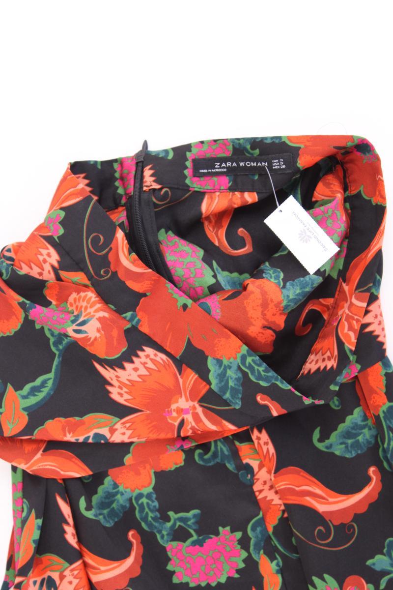 Zara Maxirock Gr. S mit Blumenmuster mehrfarbig aus Polyester