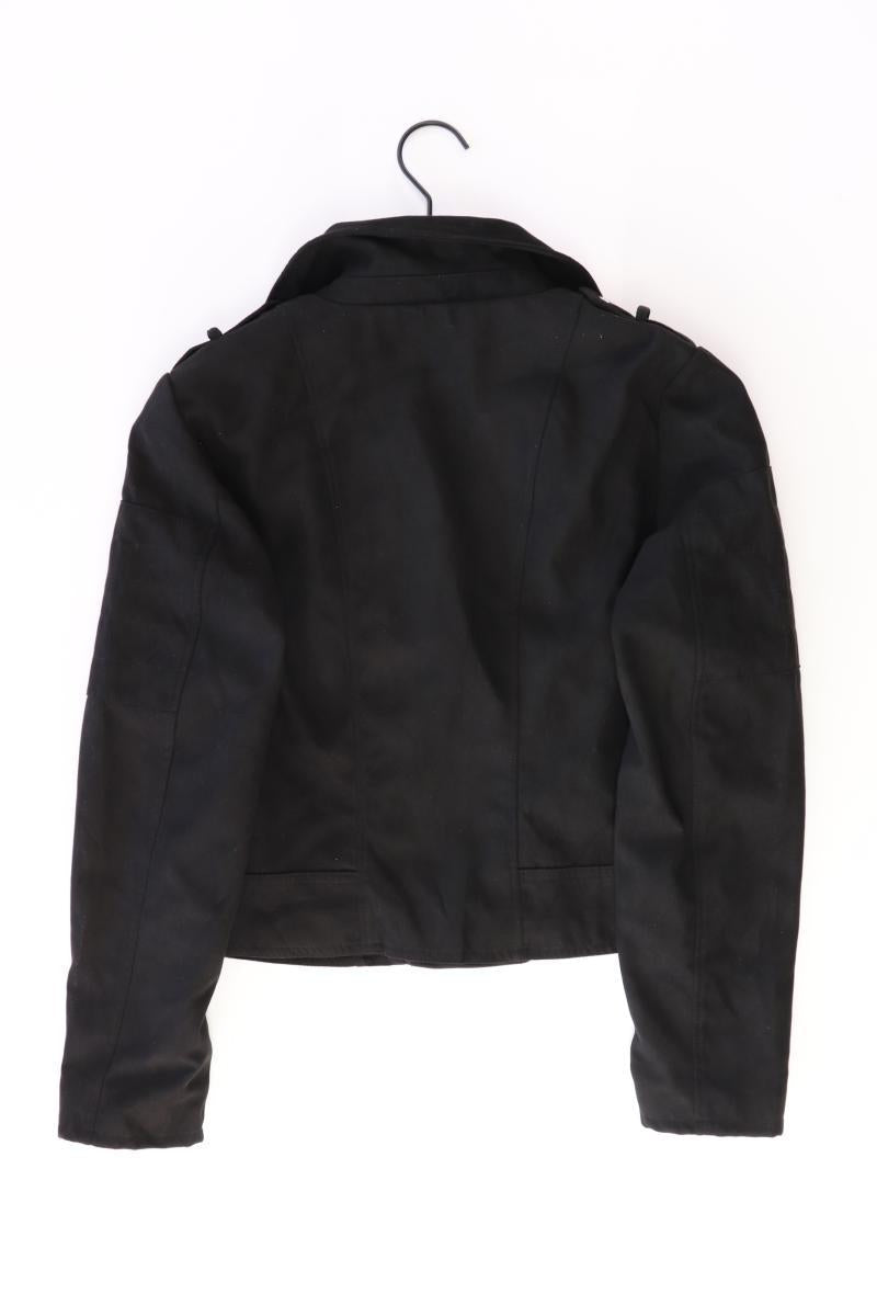 Jacqueline de Yong Bikerjacke Gr. 36 schwarz aus Polyester