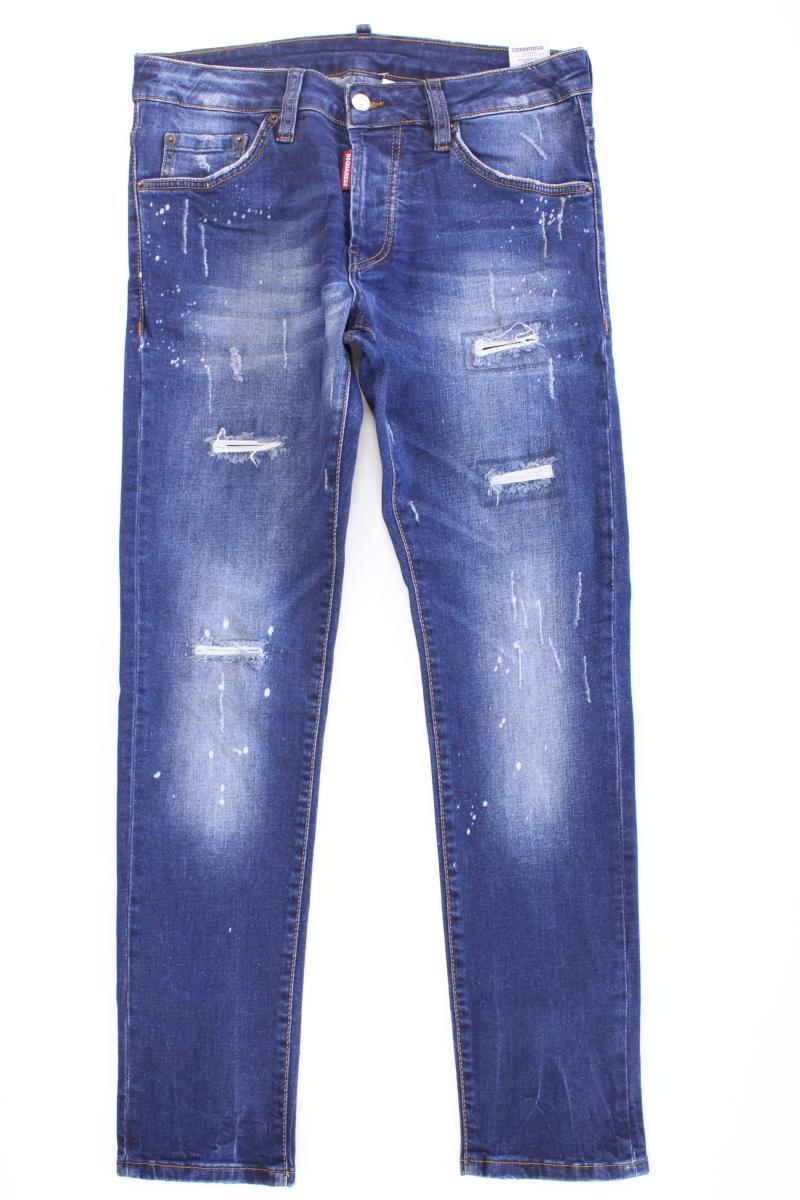Dsquared2 Skinny Jeans für Herren Gr. 48 blau aus Baumwolle