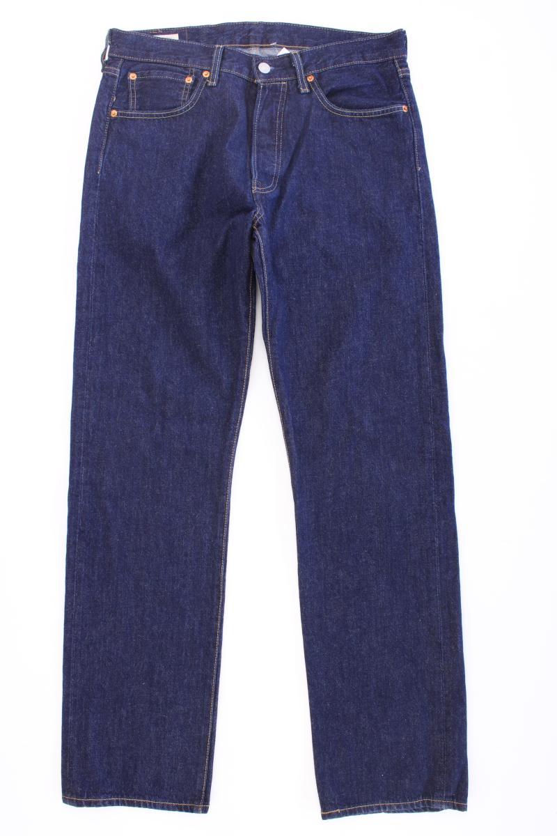 Levi's Straight Jeans für Herren Gr. W31/L32 neuwertig blau aus Baumwolle
