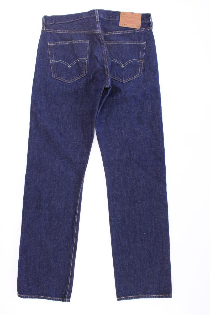 Levi's Straight Jeans für Herren Gr. W31/L32 neuwertig blau aus Baumwolle