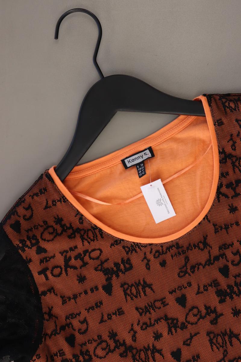 Kenny S. T-Shirt Gr. 38 Kurzarm orange