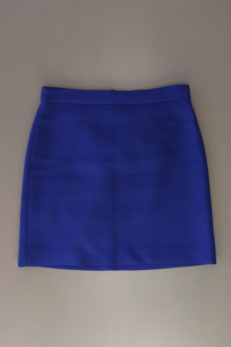 Hallhuber Bleistiftrock Gr. 38 blau aus Polyester