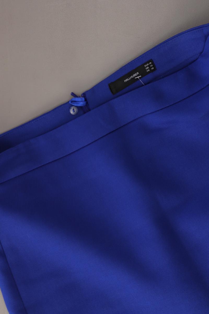 Hallhuber Bleistiftrock Gr. 38 blau aus Polyester