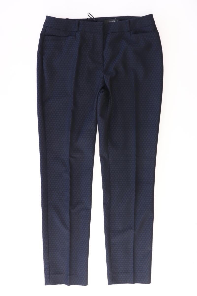 comma, Stoffhose Gr. 38 blau aus Polyester