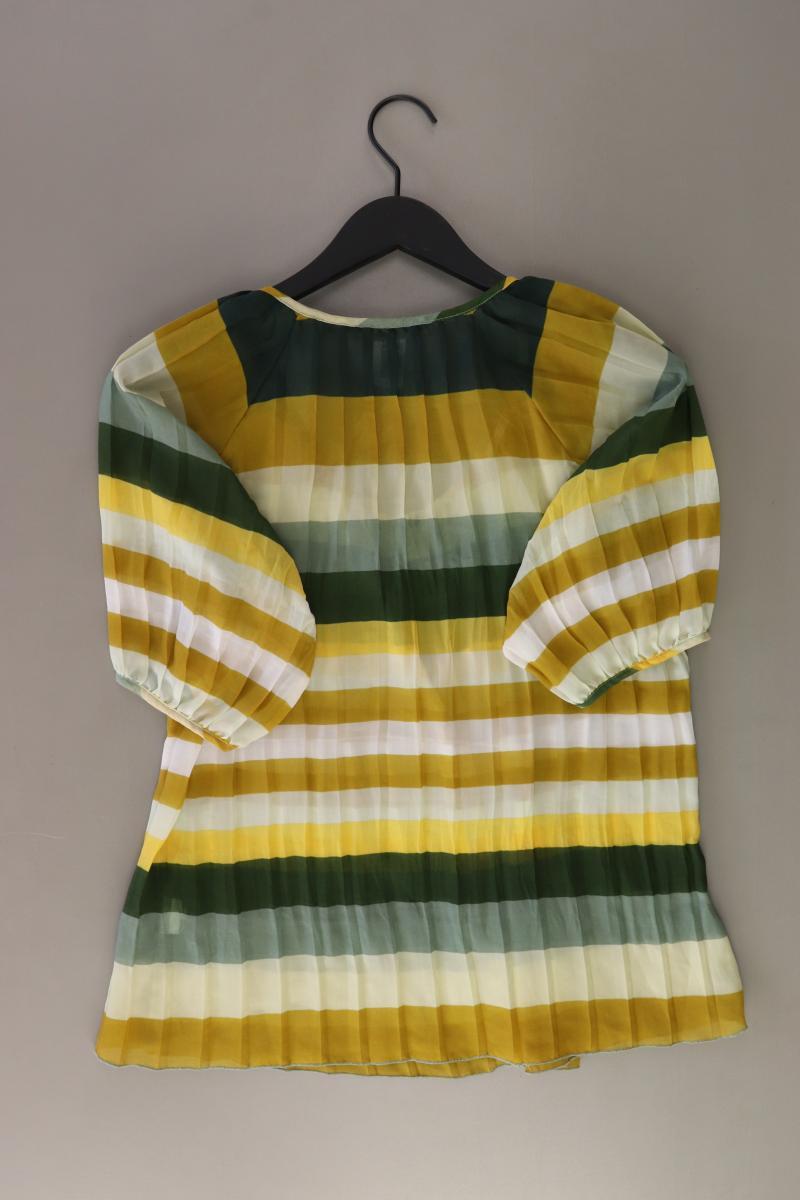 Sandwich_ Kurzarmbluse Gr. 36 gestreift gelb aus Polyester