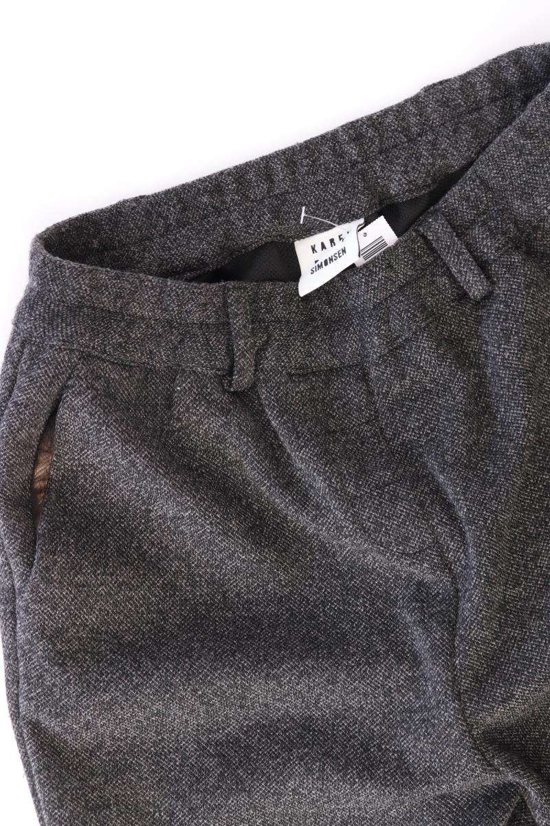 KAREN BY SIMONSEN Stoffhose Gr. 36 grau aus Polyester