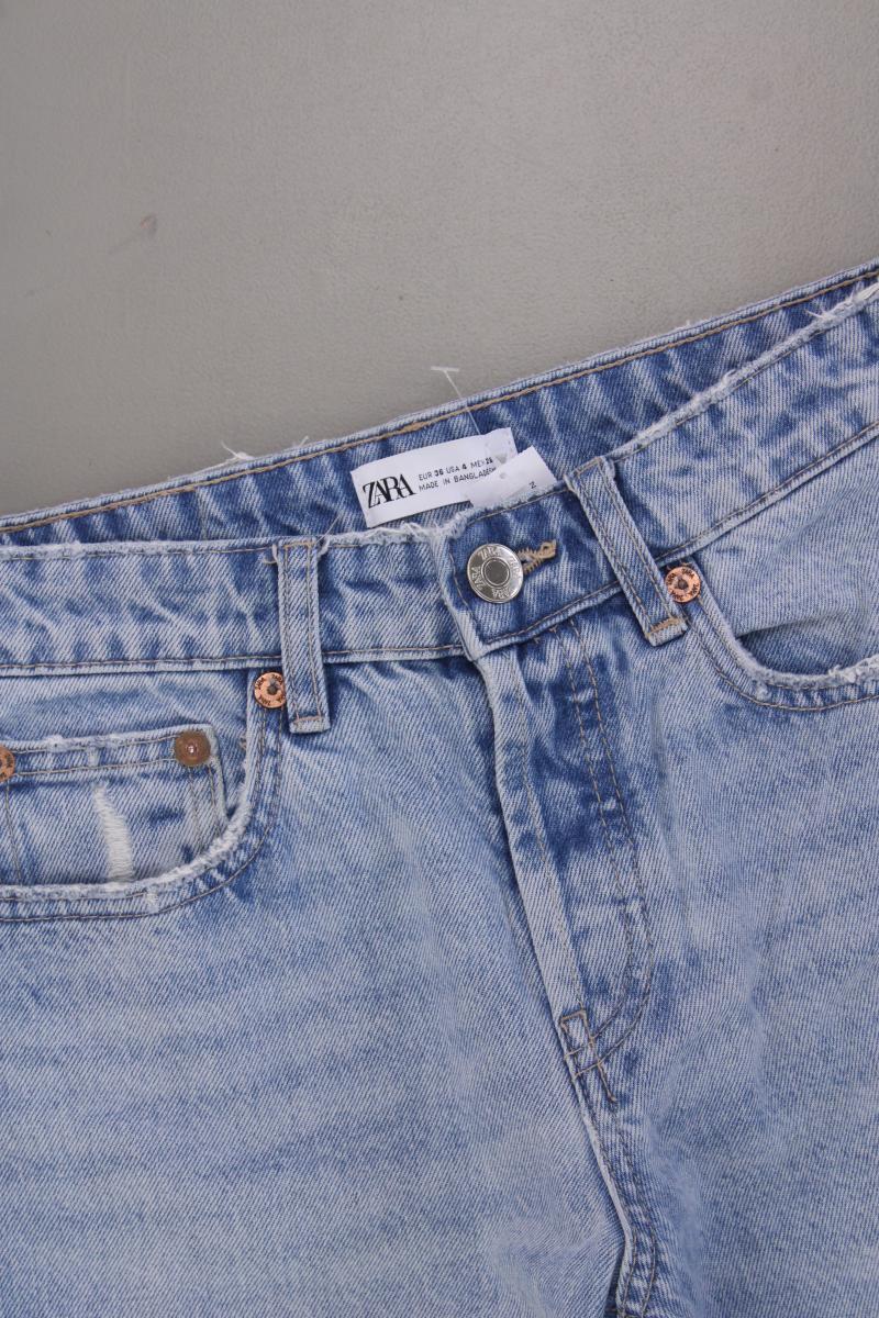 Zara Straight Jeans Gr. 36 blau