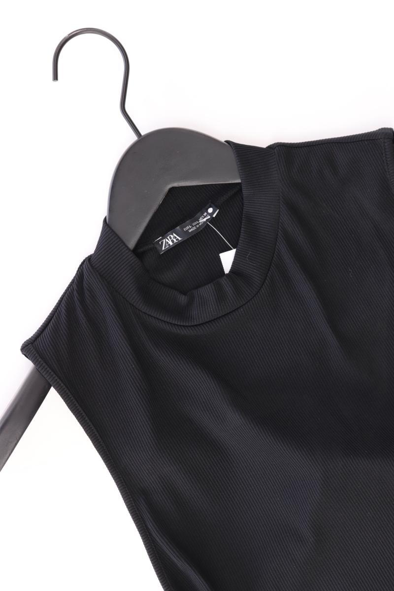 Zara Crop Top Gr. L schwarz aus Polyester