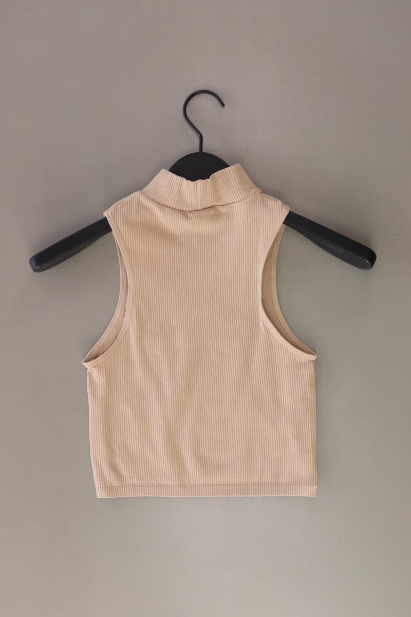 Zara Crop Top Gr. XS/s creme aus Polyester