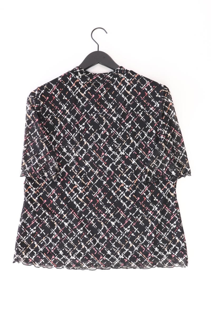 s.Oliver Kurzarmbluse Gr. 46 schwarz aus Polyester