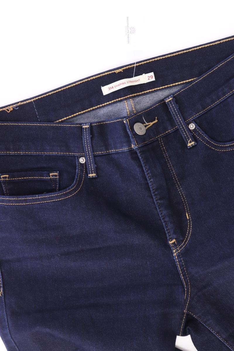 Levi's Straight Jeans Gr. W29/L32 blau aus Baumwolle