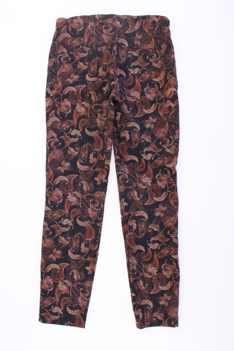 Gerry Weber Stoffhose Gr. 36 mit Paisleymuster braun