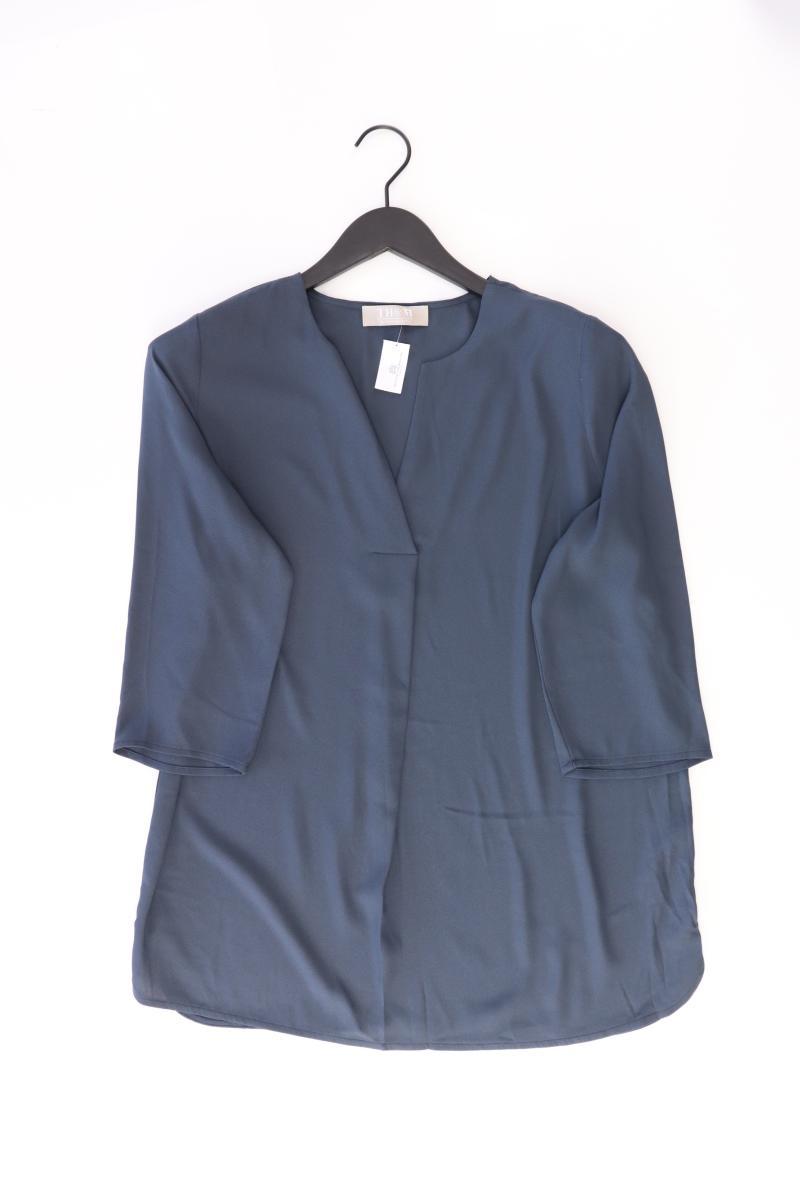 Thom by Thomas Rath Comfort Bluse Gr. 38 3/4 Ärmel grau aus Polyester