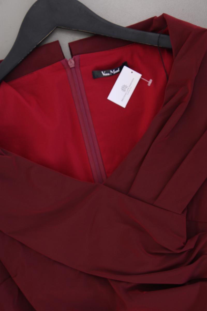 Vera Mont Abendkleid Gr. 42 Kurzarm rot aus Polyamid