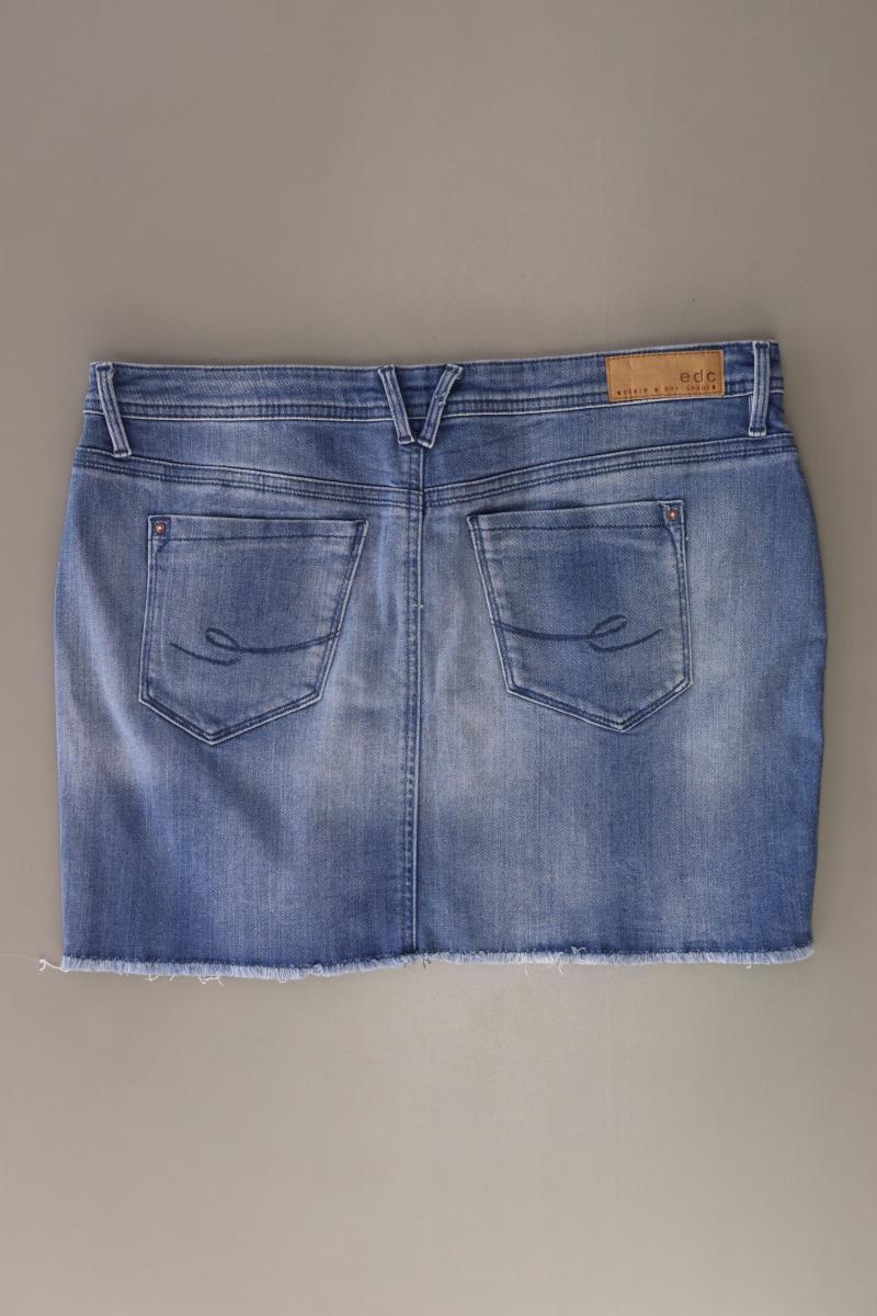 edc by Esprit Jeansrock Gr. 42 blau aus Baumwolle