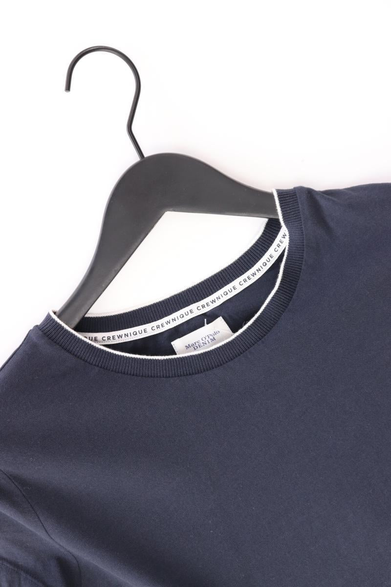 Marc O'Polo T-Shirt Gr. S Kurzarm blau aus Baumwolle