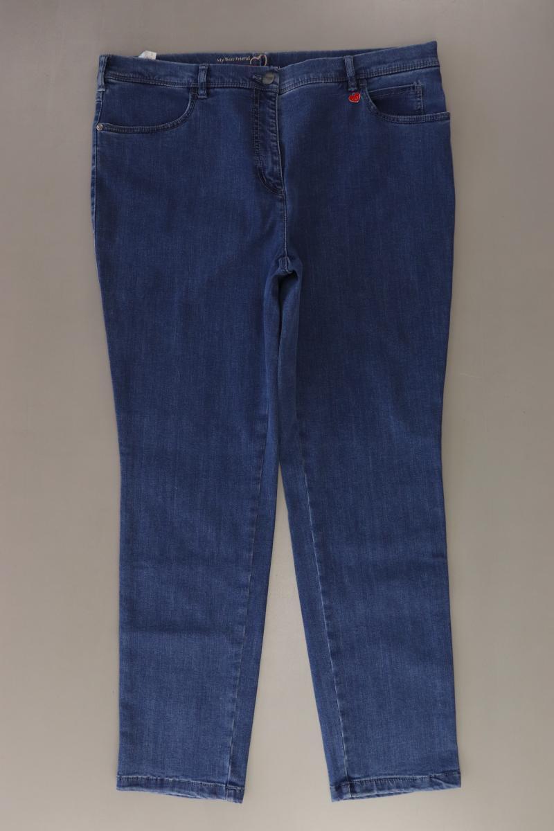 TONI Straight Jeans Gr. Kurzgröße 46 blau aus Baumwolle
