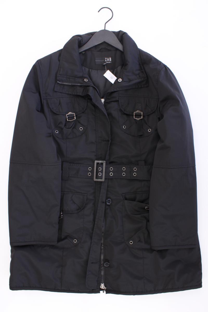 Zab Lange Jacke Gr. 46 schwarz aus Polyester