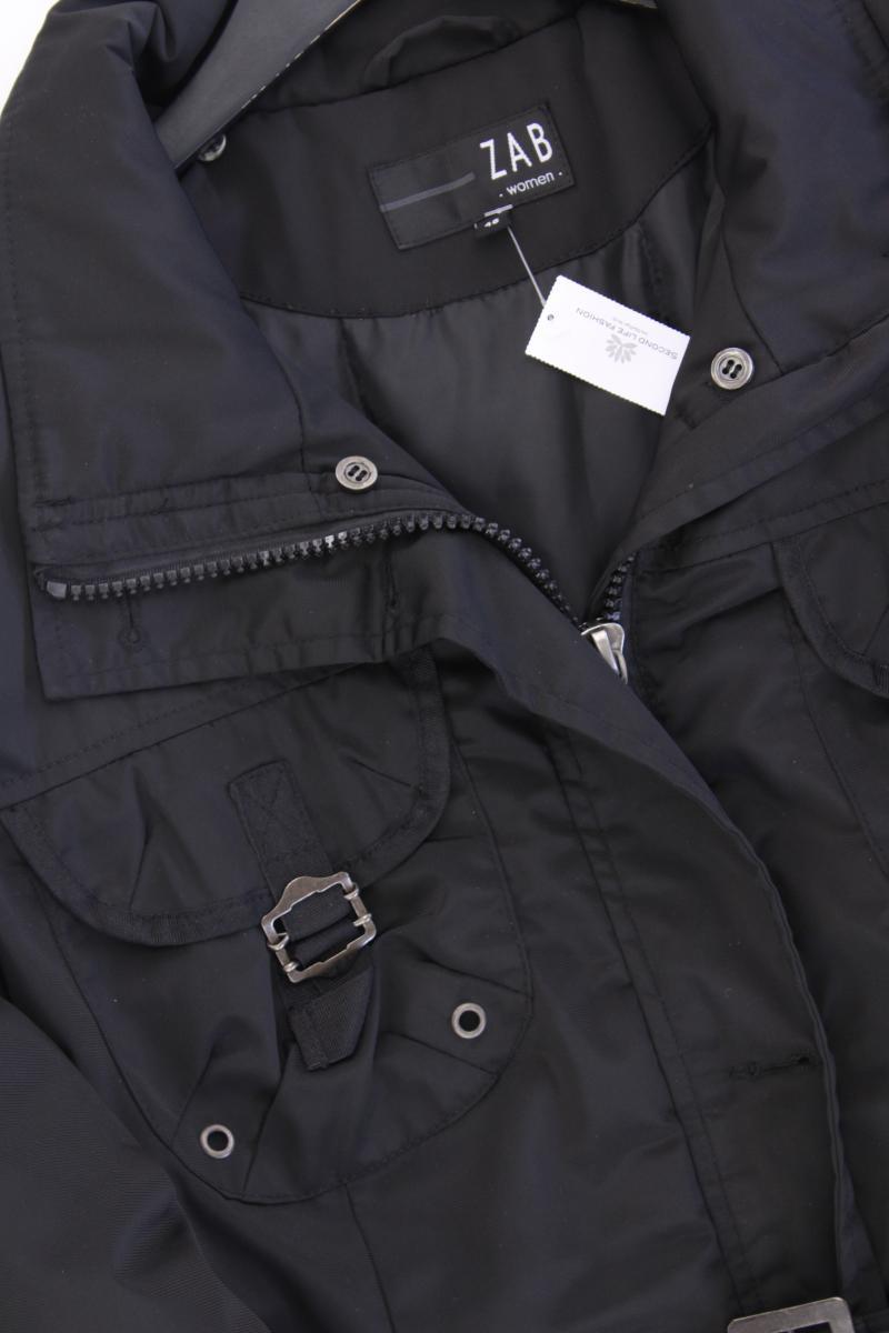 Zab Lange Jacke Gr. 46 schwarz aus Polyester