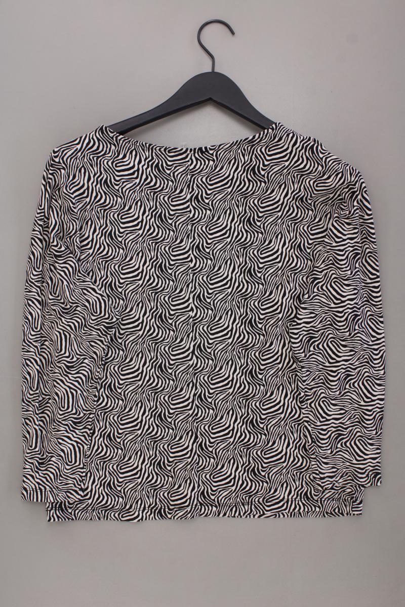Opus Longsleeve-Shirt Gr. 38 mit Tierdruck Langarm grau