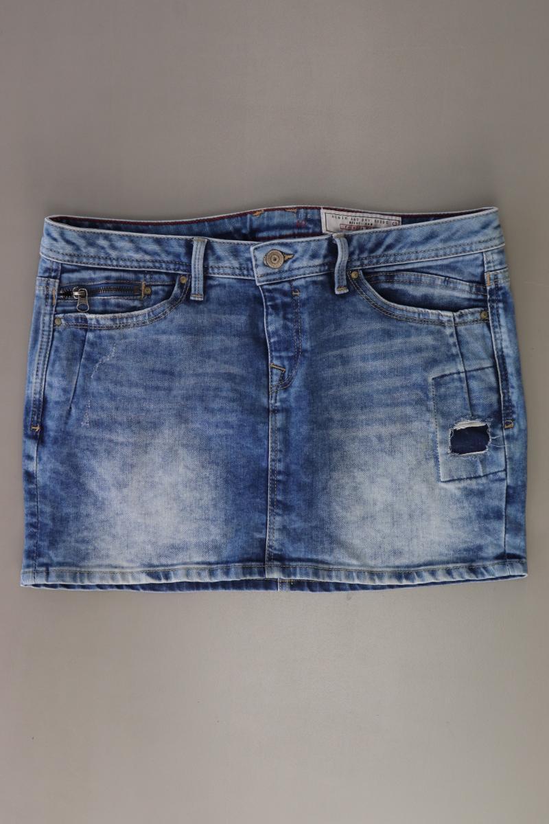 edc by Esprit Jeansrock Gr. 40 blau aus Baumwolle