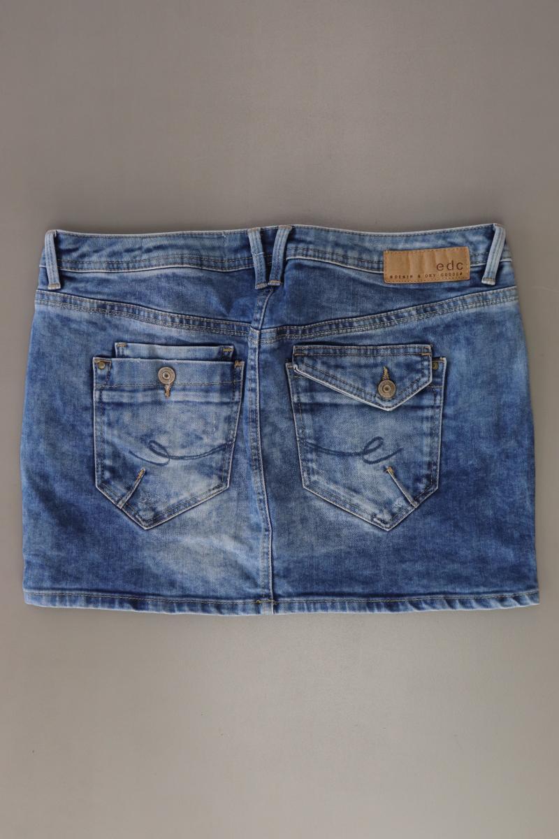 edc by Esprit Jeansrock Gr. 40 blau aus Baumwolle
