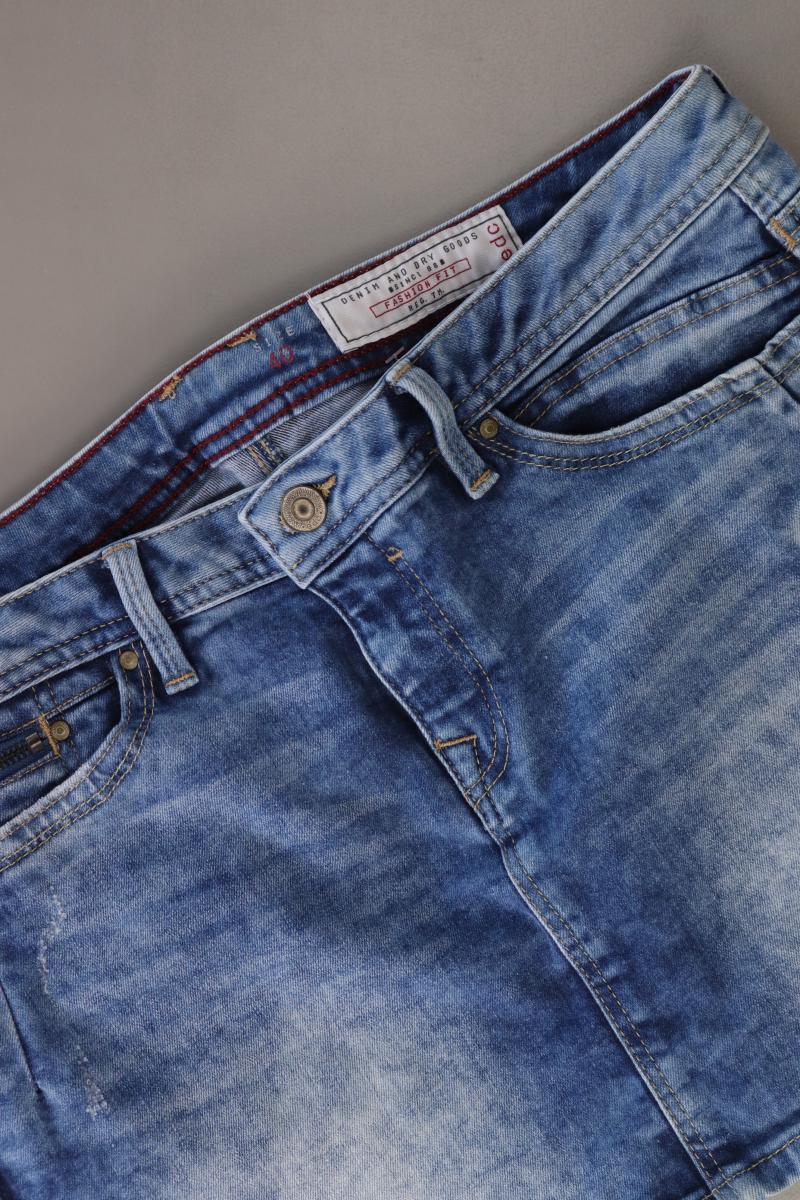 edc by Esprit Jeansrock Gr. 40 blau aus Baumwolle