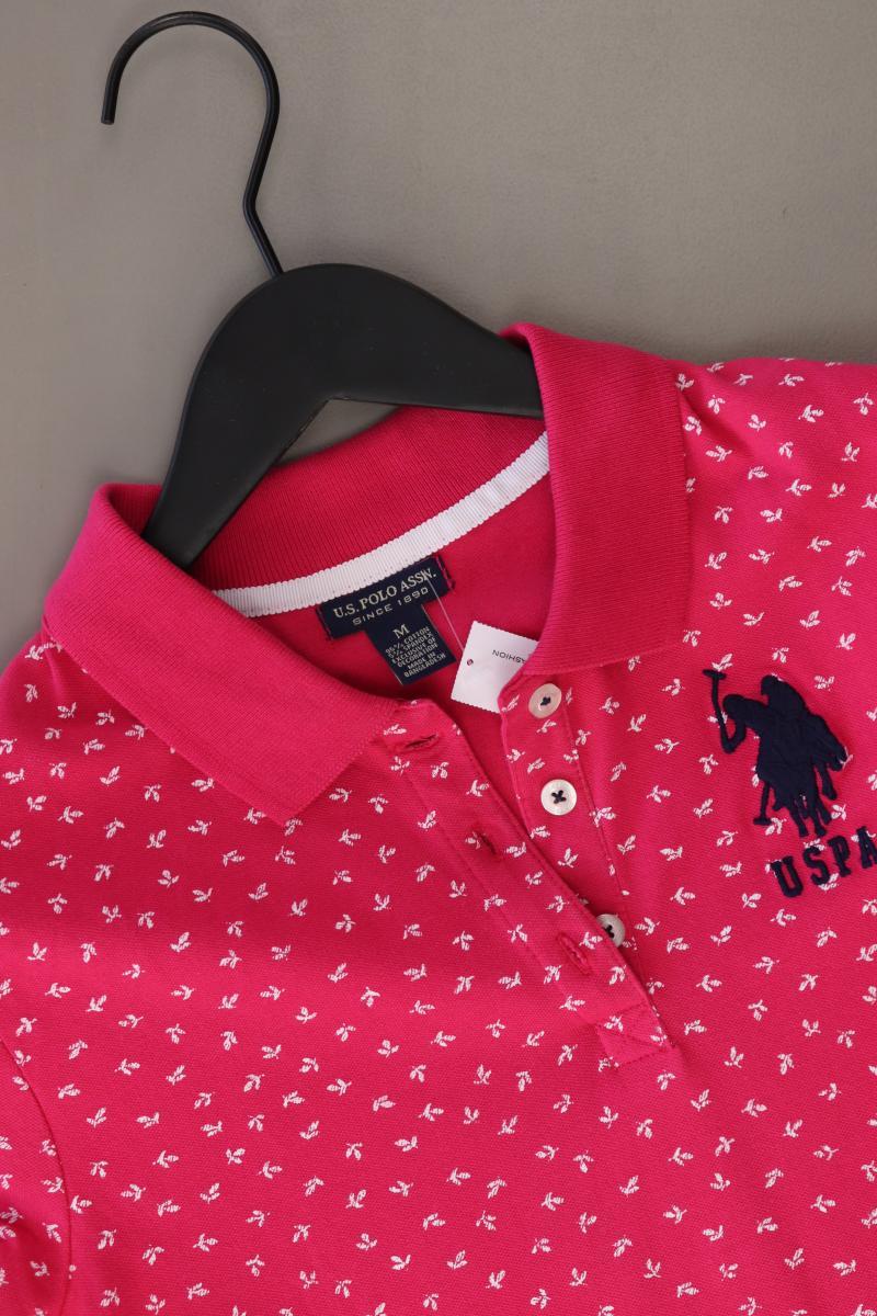U.S. Polo Assn Polokleid Gr. M Kurzarm pink aus Baumwolle