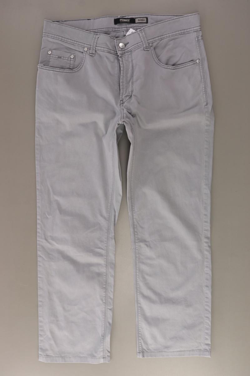 Pioneer Five-Pocket-Hose für Herren Gr. W34/L32 grau aus Baumwolle