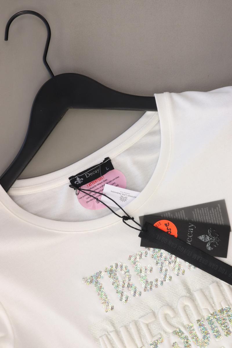 Decay Longsleeve-Shirt Gr. L neu mit Etikett Neupreis: 34,99€! Langarm creme