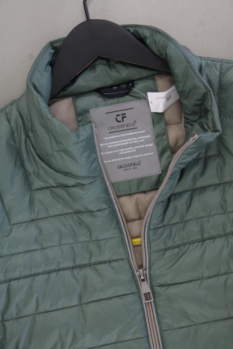Crossfield Steppjacke für Herren Gr. 52 neuwertig grün aus Polyester