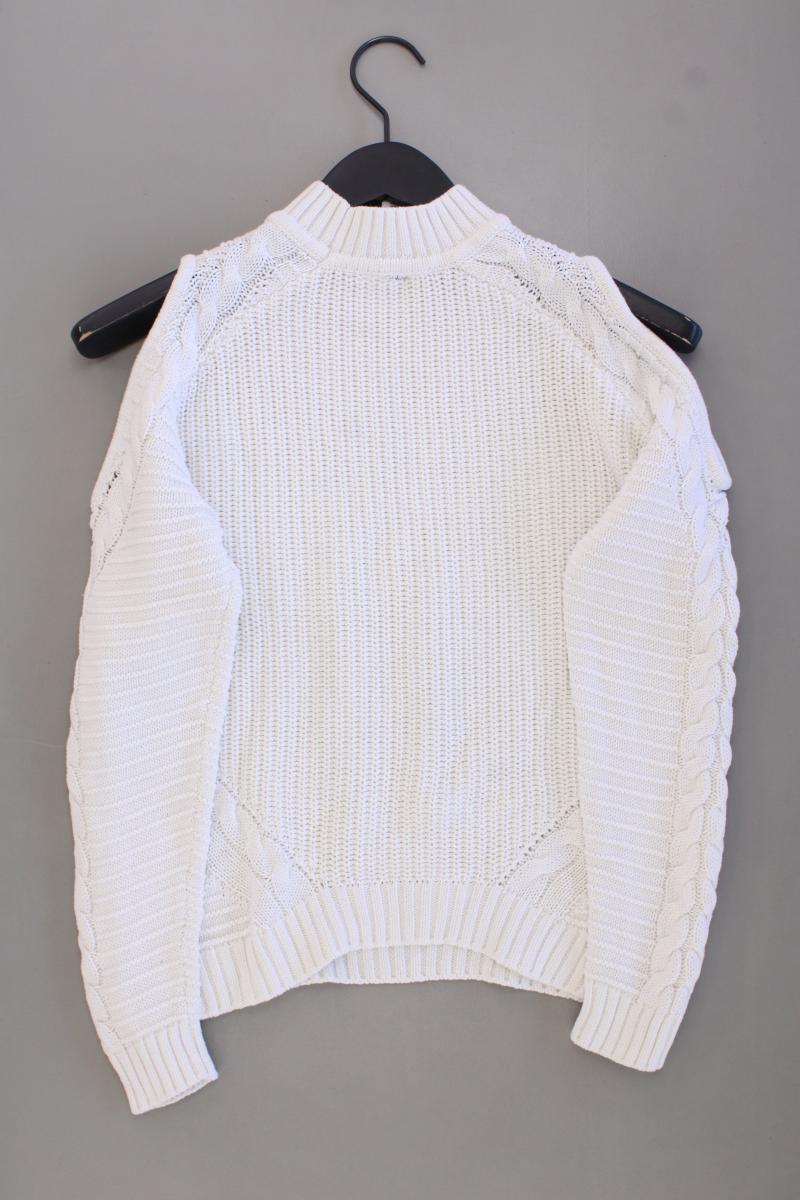 H&M Strickpullover Gr. XS creme aus Baumwolle