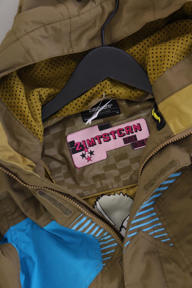 Zimtstern Kapuzenjacke Gr. XS olivgrün aus Nylon