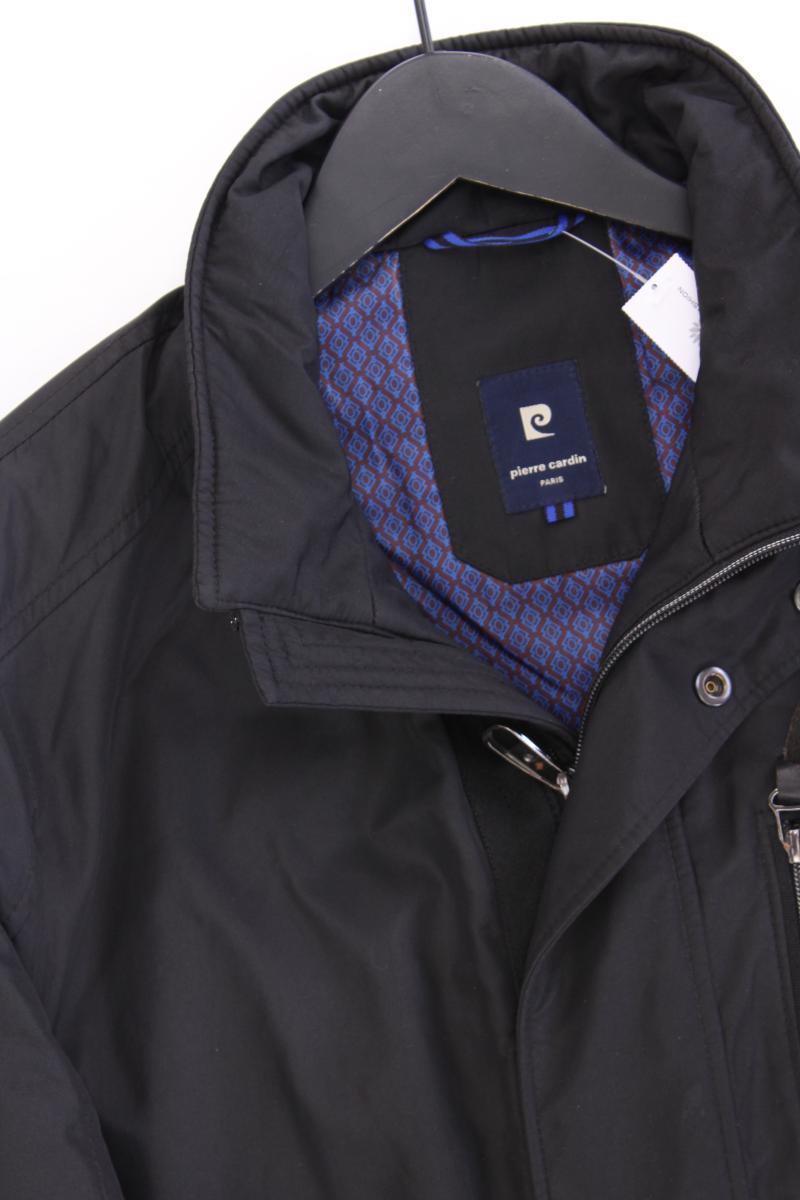 Pierre Cardin Lange Jacke für Herren Gr. 50 schwarz aus Polyester