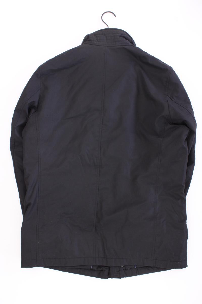Pierre Cardin Lange Jacke für Herren Gr. 50 schwarz aus Polyester