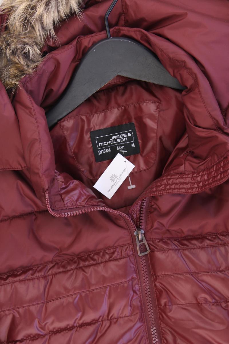 James & Nicholson Kapuzenjacke für Herren Gr. M rot aus Polyester