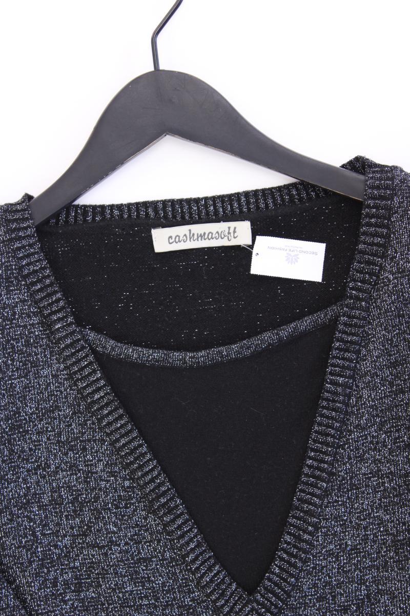 Cashmasoft Pullover Gr. 48 silber aus Polyacryl