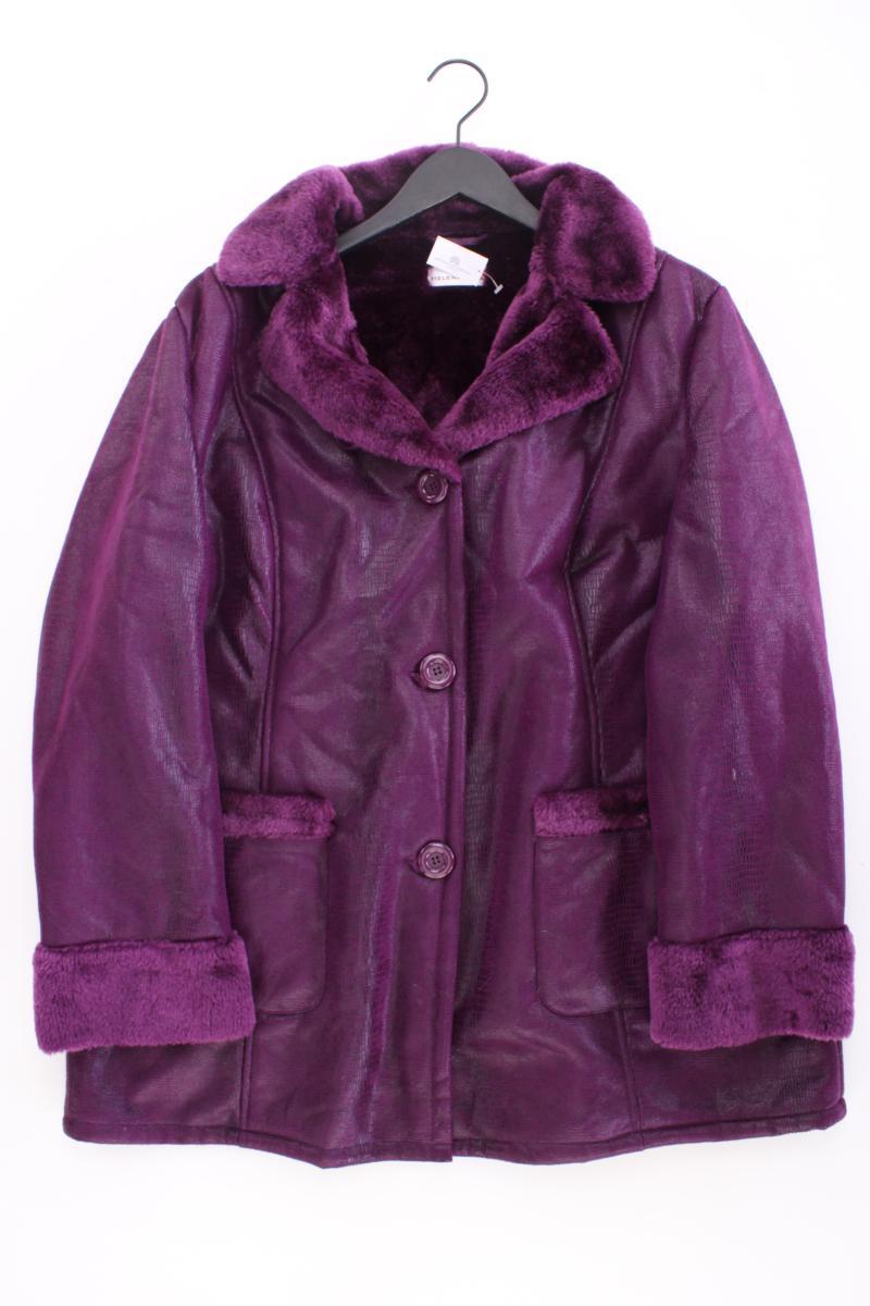 Helena Vera Lange Jacke Gr. 50 neuwertig lila aus Polyester