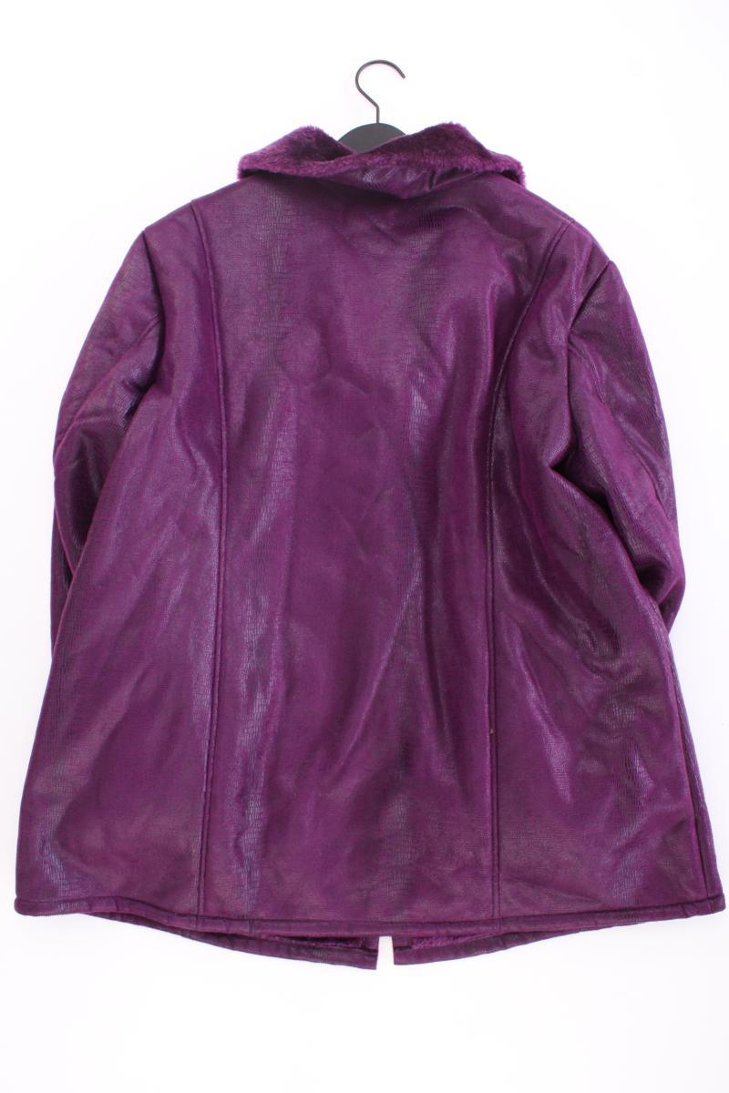 Helena Vera Lange Jacke Gr. 50 neuwertig lila aus Polyester