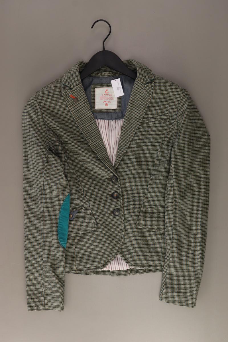 Campus by Marc O'Polo Regular Blazer Gr. M hahnentritt olivgrün aus Baumwolle