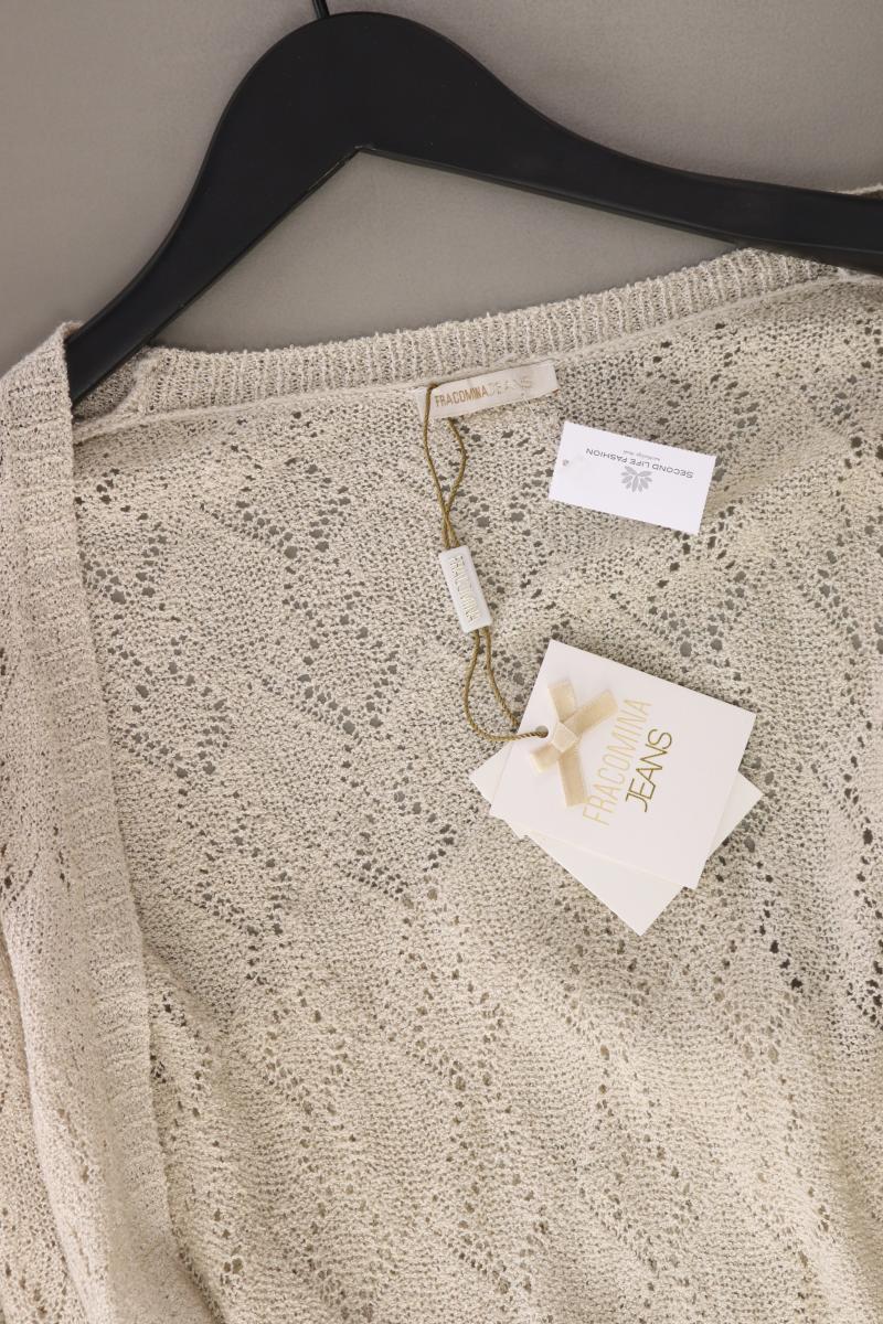Fracomina Strickjacke Gr. XS neu mit Etikett Neupreis: 99,99€! Langarm creme