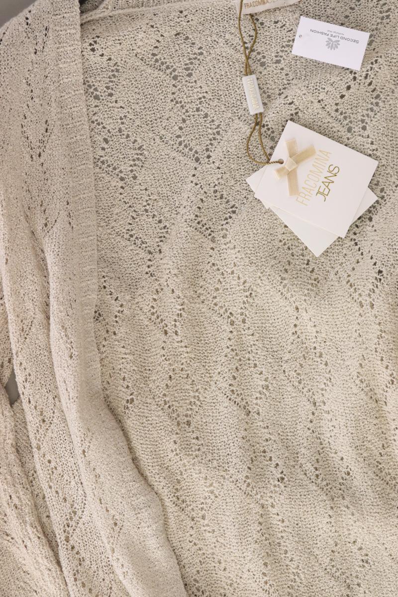 Fracomina Strickjacke Gr. XS neu mit Etikett Neupreis: 99,99€! Langarm creme