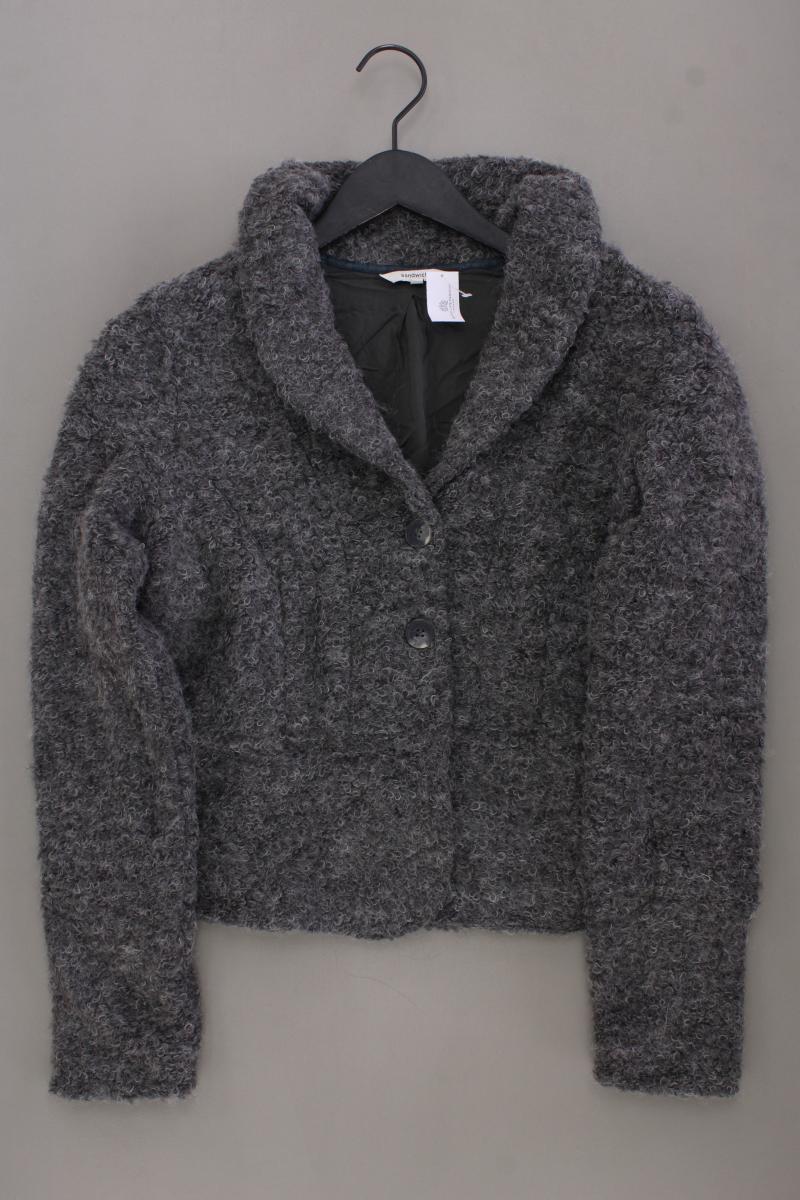 Sandwich_ Classic Jacke Gr. XL grau aus Polyacryl