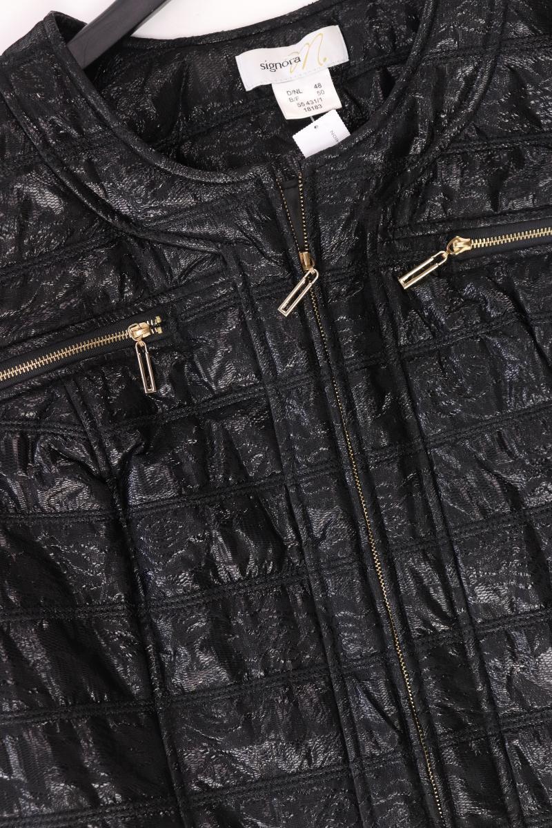 signora m. Jacke Gr. 48 schwarz aus Polyester
