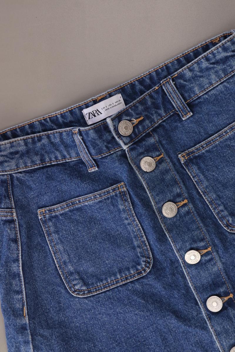 Zara Jeansrock Gr. S blau aus Baumwolle