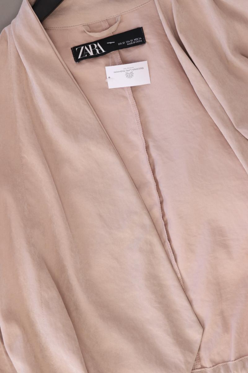 Zara Übergangsmantel Gr. XS rosa aus Polyester