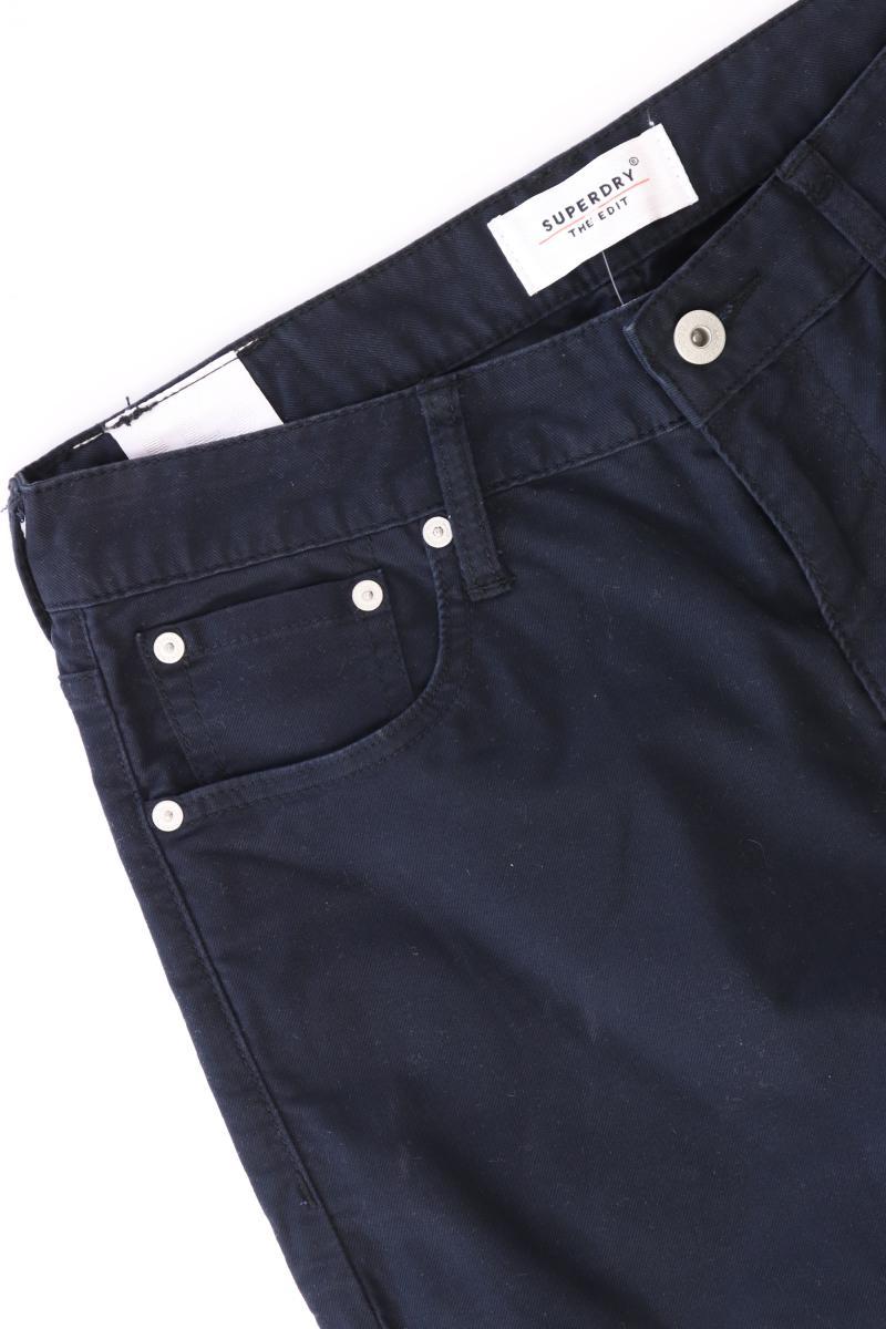 Superdry Five-Pocket-Hose für Herren Gr. W32/L32 blau aus Baumwolle